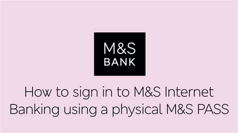 marks and spencer bank login online.